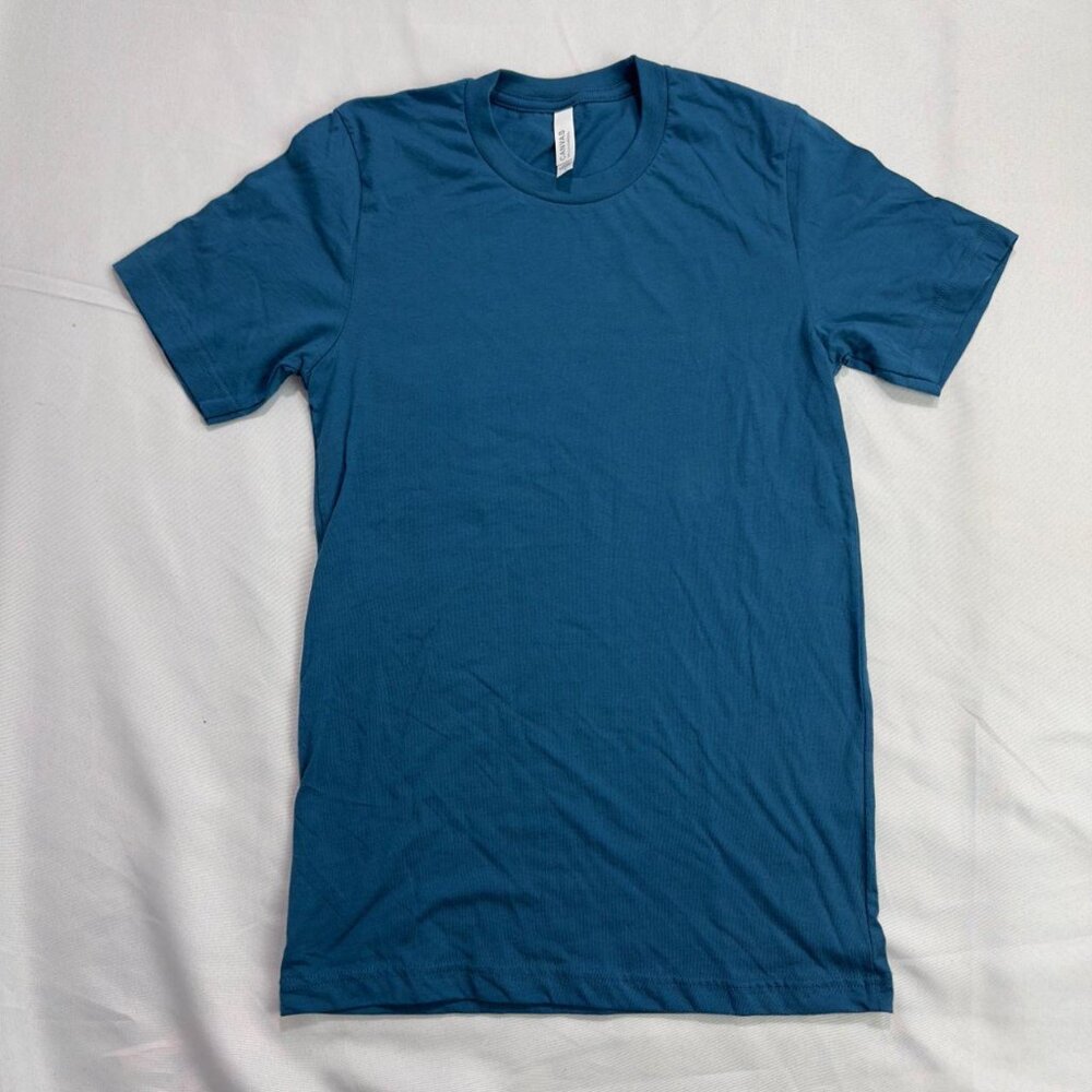 Bella + Canvas Solid Marine T-Shirt Men's Small Cotton Blend Basics Streetwear